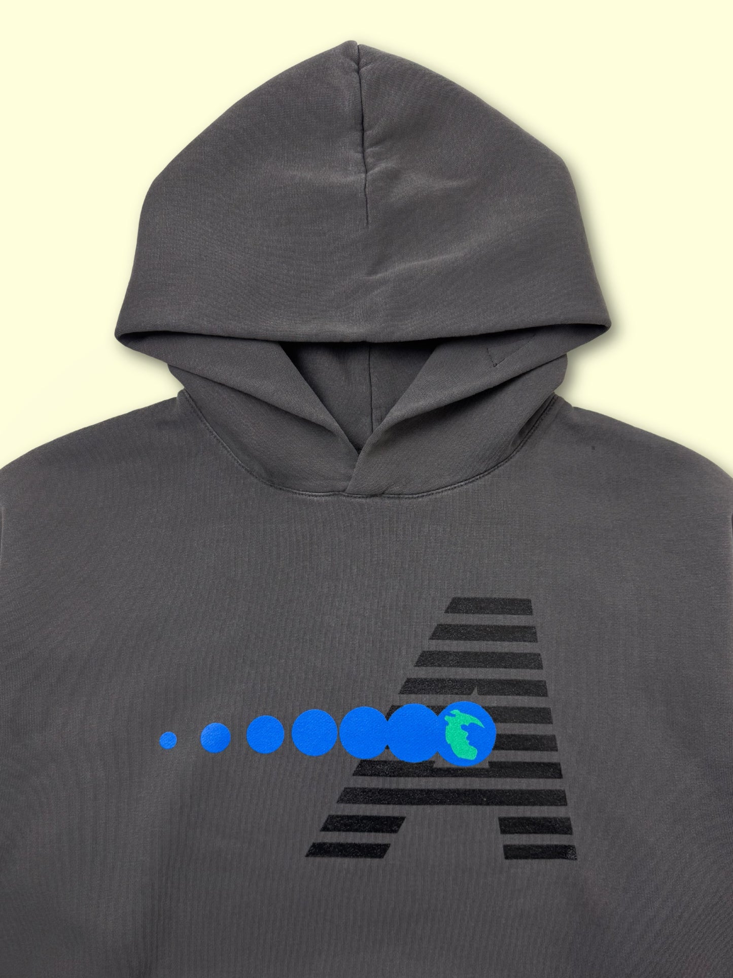 Pangea Hooded Sweatshirt (Washed Black)(Small & Medium Only)